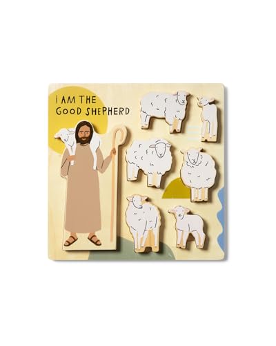 Image of Be A Heart The Good Shepherd, Wooden Puzzles, Catholic Gifts for Kids