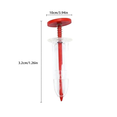 Dispensador manual de semillas 10 piezas rojo miniatura 2