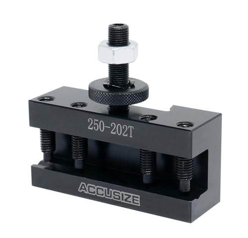 Image of Accusize Industrial Tools Style BXA Boring, Turning & Facing Holder, for 5 /8'' Turning Tools, Quick Change Tool Holder, Style 2, 6 Pc Set, 0250-0202x6