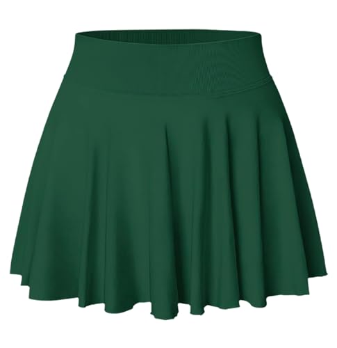YOAKAKU Pleated Tennis Skater Skirts for Women with Pocket Shorts Flowy Golf Athletic Skort Sports Mini Skirt
