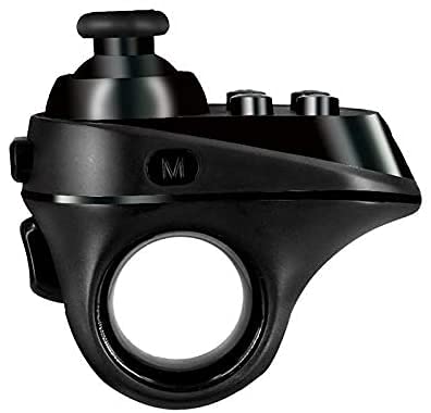 VR用 ブルートゥース コントローラー リモコン ブラックワイヤレス 万能リモコン ゲームパッド ブルートゥース 携帯リモコン スマートフォン用リモコン 無線コントロール 小型カメラリモコンPC ?ユニバーサルリモートコントロール Bluetooth 4.