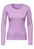 Cecil Basic-Langarmshirt im Style Pia aus 100% Bio-Baumwolle