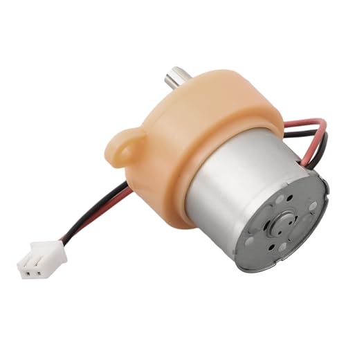 Lagomloot Motor silencioso de caja de cambios, 32 mm CC, 5 V, 3 rpm, bajo ruido, velocidad lenta, para lámpara de proyección, juguetes, manualidades