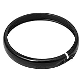 Dherk Black 5.75 inch Motorcycle Headlight Headlamp Trim Ring Fits for Harley Sportster Iron XL 883