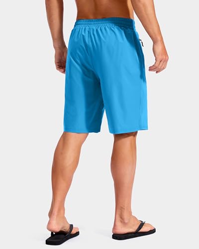 Image of G Gradual Mens Swim Trunks with Compression Liner 7 inch /9'' Quick Dry Board Shorts Swimsuit Bathing Suit for Men Zipper Pockets