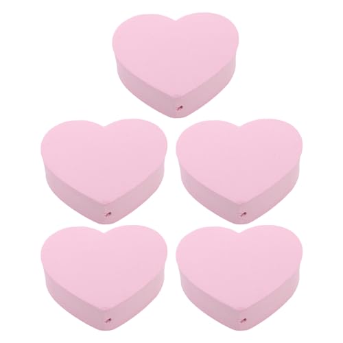 Adornos de antena para SUV y camión: 5 corazones rosa para decoración exterior de coche