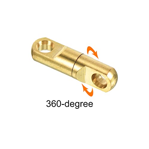 PATIKIL Fishing Heavy Swivel, 10Pcs 374lb Copper Bearing Wind on Terminal Tackle for Big Game Fishing Golden - Image 4