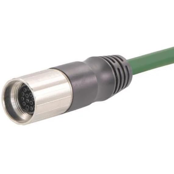 21375200F04100, Sensor Cables/Actuator Cables M17 17pole Straight Female Open 10m PVC