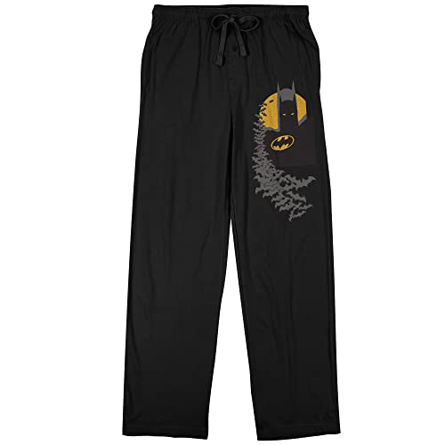 BATMAN DC Comics Head Bat Leg Print Men's Lounge Pants