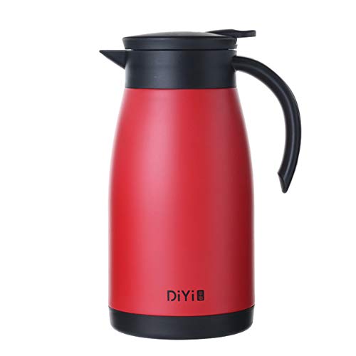 Isolierte Vakuumkanne 750ml Edelstahl Kaffee Tee Karaffe Doppelwandige Vakuumkanne Für Kaffee Tee Milch Getränke Heiße Getränke