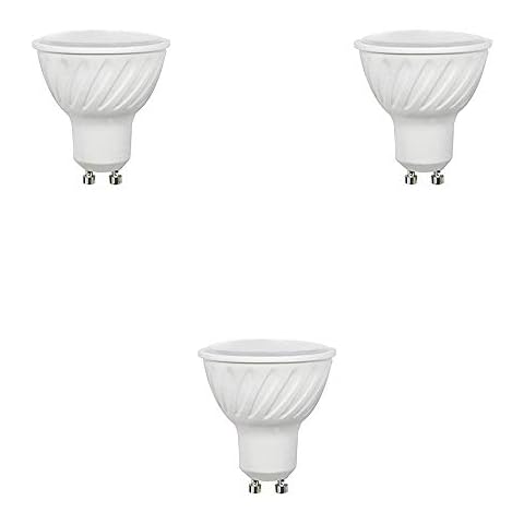 Pack x3 Bombillas LED GU10 6.2 W (=55W) Luz fría 620 Lm Cover