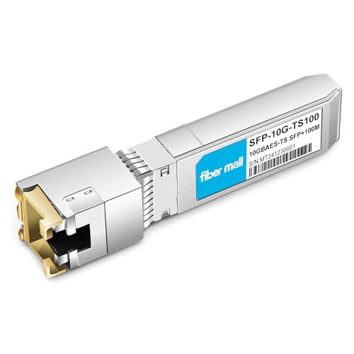 Image of SFP+ to RJ45 10G 100m Copper Transceiver Module for Arista Networks SFP-10GE-T100 10GBASE-T SFP+ 100m RJ45 Cat6a /7