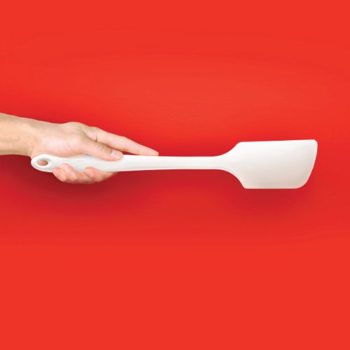 Image of GIR: Get It Right Premium Silicone Spatula | Heat-Resistant up to 550F | Seamless, Nonstick Extra Long Spatula for Cooking, Baking, and Mixing | Pro - 16 IN, Lime