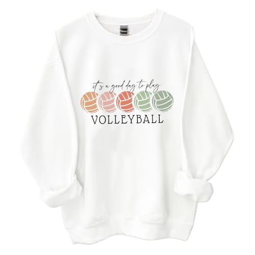 It's A Good Day To Play Volleyball Mom Sweatshirt, It's A Good Day To Play Volleyball Shirt, Funny Graphic Sweatshirt