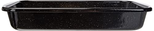 Riess, 0434-022, baking dish 32x19, classic baking and roasting dish, LWH 36x21.2x5.5 cm, weight 1 kg, enamel, black - Image 4