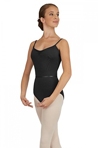 Capezio Maillot de Camisola para Mujer, Elegante Leotardo de Baile y Gimnasia con Detalles Elegantes y Correas de Camisola, Leotardo de Baile para Mujer Que se Puede Usar para Ballet y Otros Estilos