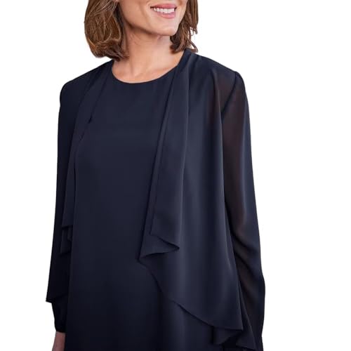 Chiffon 3 Pieces Outfit Sets Plus Size Long Sleeve Formal Wedding Guest Outfit Mother of The Bride Pantsuit3