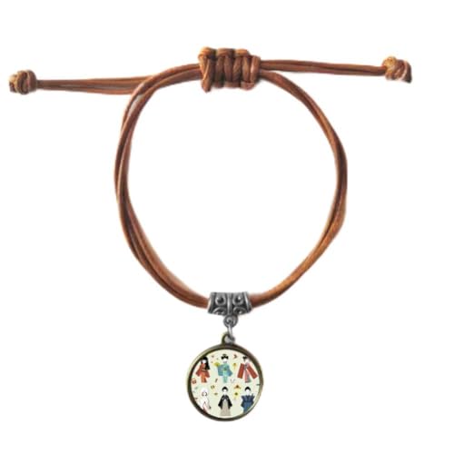 Bracelet japonais en cuir ajustable fini les bijoux trop grands