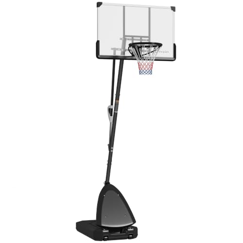 Soozier Portable Basketball Hoop 4.9-10ft