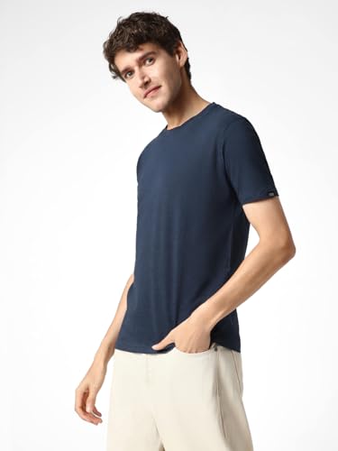 Image of Urbano Fashion Men's Printed Half Sleeve Slim Fit Cotton T-Shirt
