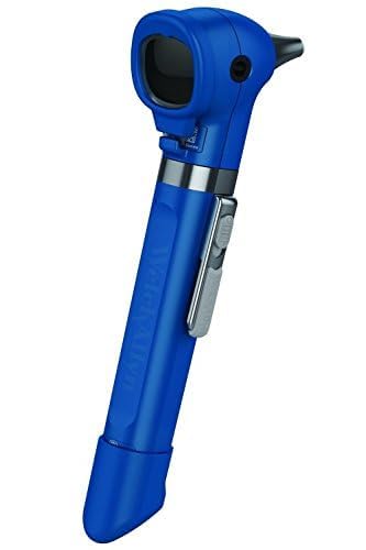 Image of OTICA For Welch Allyn Pocket LED Otoscope Fiber Optic Professional Otoscope with AA Battery Handle 22870 - Blue
