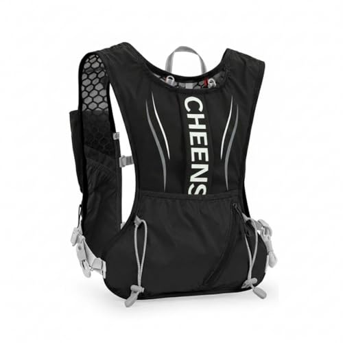 Mochila Ciclismo Hidratação Andar de Bike Correr na rua Squeeze Ciclista Impermeável Running Trilha Corrida Montanhismo com Suporte pra Bag de agua