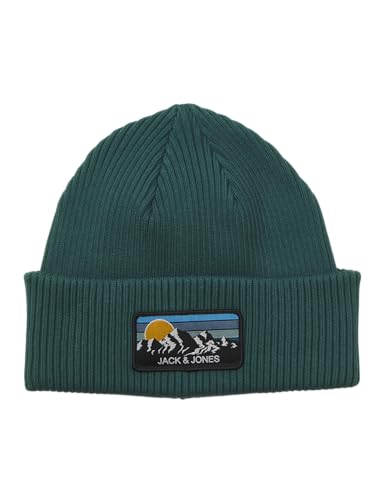 JACK&JONES JUNIOR Jungen Jacpeak Beanie Jnr Strickmütze, Deep Teal, L-XL...