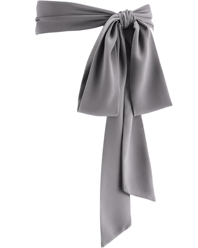 Image of Glitopper Women Chiffon Sash Belt Dress Sash Waist Bridal Wedding Belt 50s Accessories 3'' Wide