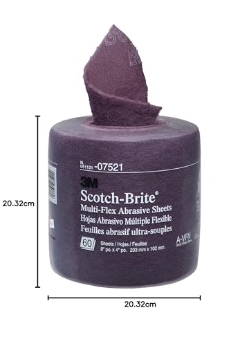 Feuille abrasive multi-flex 3M 07521 pour réussir le ponçage des courbes complexes - 3