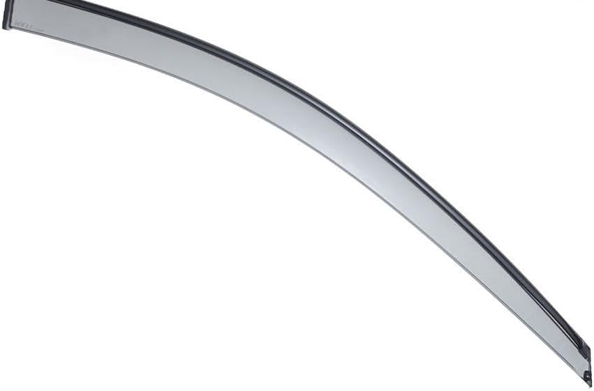 WellVisors Window Visors Wind Deflectors Compatible with Audi A3 2006-2013 with Black Trim Rain Guards 3-847AU003