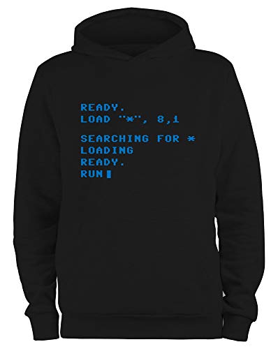 STYLETEX23 Kapuzenpullover C64 Loading Screen schwarz M