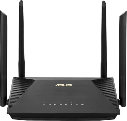 RT-AX52 AX1800 Router estendibile Dual Band WiFi 6, Instant Guard, Parental Control, VPN, compatibile AiMesh, QoS, Punto di accesso/Ripetitore, Nero - Router - Immagine 3