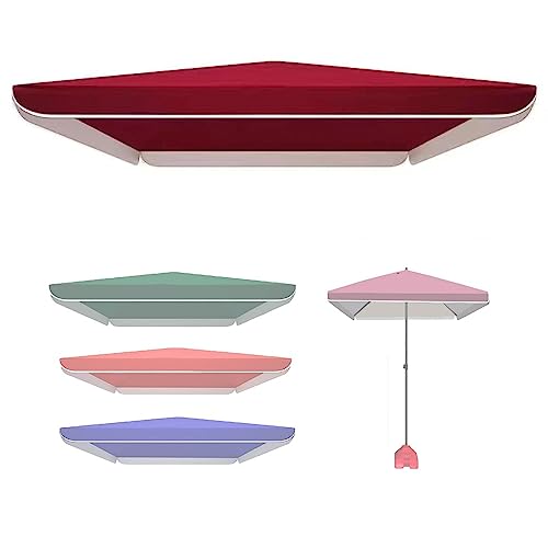 Cubierta de repuesto para sombrilla tela impermeable que repara su parasol roto de jardín