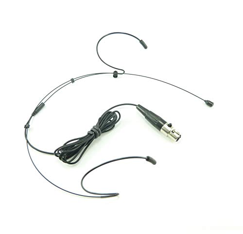 Pro Headset Microphone Black dual HM1-C4AV Headworn For Electro Voice Wireless Transmitter with TA4F