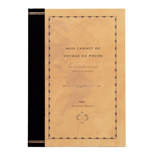 Image of PETAL & FLOW B6 Size Rough NoteBook 5 inch x 7 inch, 288 pages (144 sheets), Vintage Style (Travel)