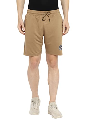 Image of Alan Jones Clothing Men's Casual Bermuda Shorts | French Terry | Placement Print | Regular Fit | Side Pockets | Drawstring Waist | Lounge & Summer Wear