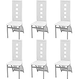 Ergonomic high back design offers exceptional lumbar support and comfort during extended seating, featuring durable steel frame construction that ensures stability and longevity for daily use
