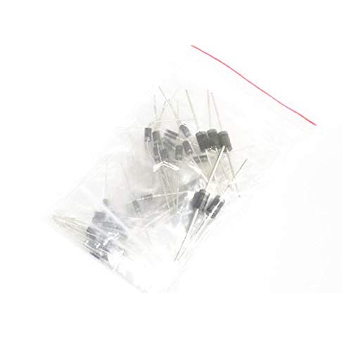 Kit di diodi Schottky a commutazione Rapida Set 1N4148 1N4007 1N5819 1N5399 1N5408 1N5822 FR107 FR207 8 valori = 100 Pezzi Componenti elettronici