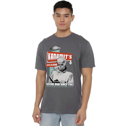 T-shirt Twilight Zone Kanamits original vintage anthracite gris mixte