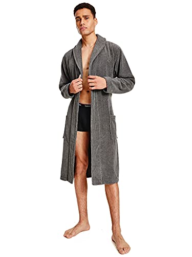 Tommy Hilfiger Icon Bathrobe Grey