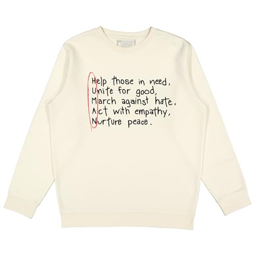 Wear The Peace Clothing Human Values Crewneck