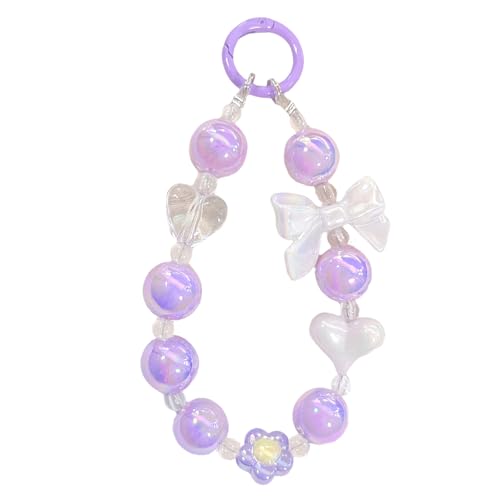 Cinta Telefono con Perline Multipurico Decorazione Mobile Trendsetting Cord del in Rilievo per Smartphone Day Travel Accessorio Personalizzato