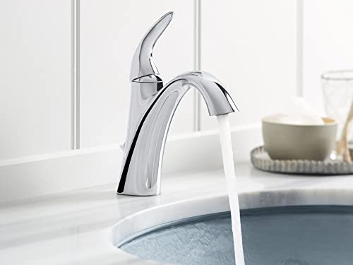 Kohler K-45800-4-Cp Alteo Handle Single Hole Or Centerset Bathroom Faucet With Metal Drain, One Size, Polished Chrome #TOP3