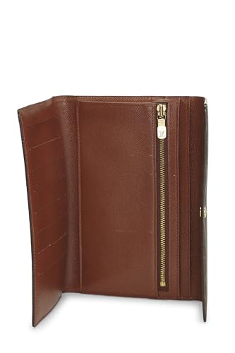 Pre-Loved Monogram Canvas Pochette Passport, Brown4