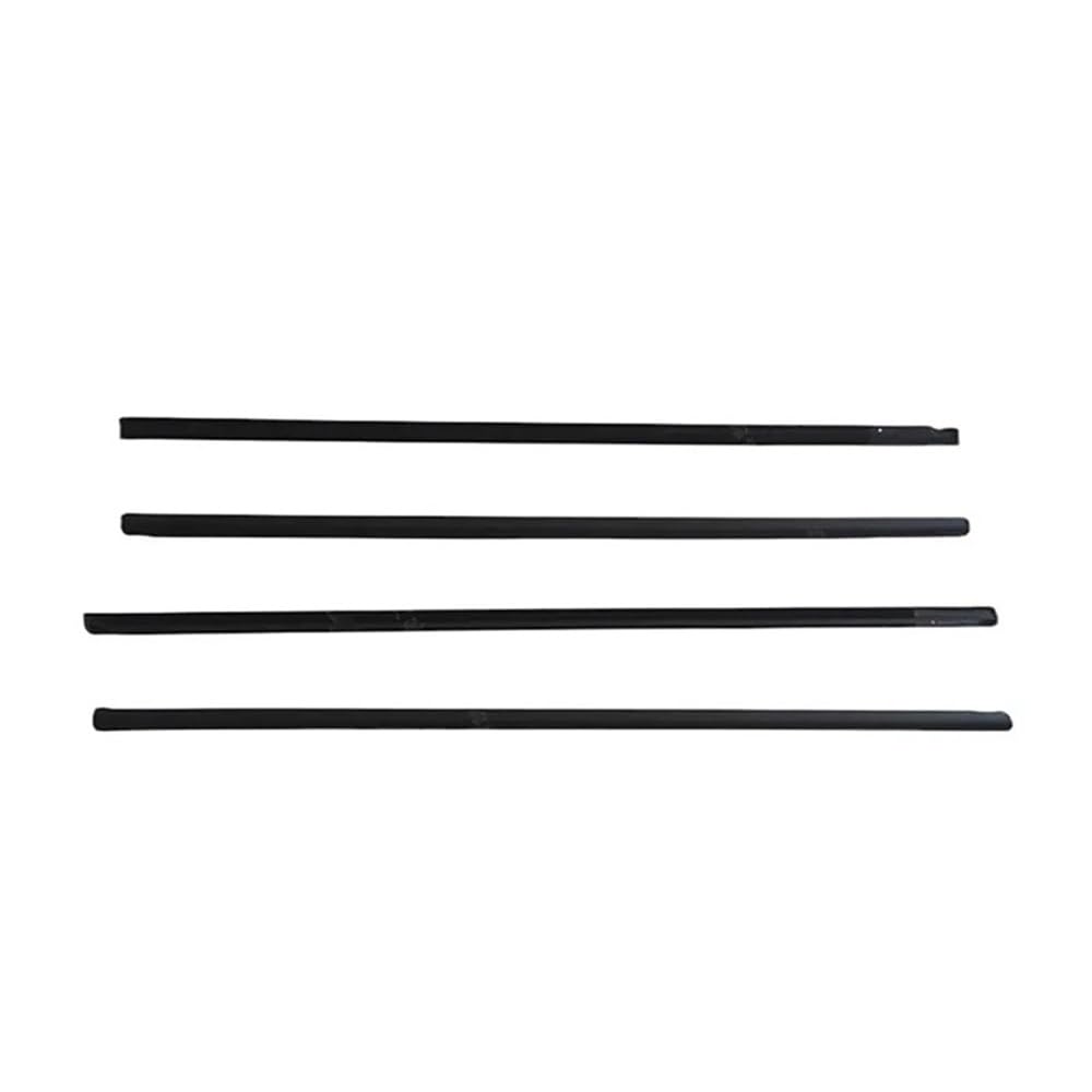 Sealing Strip Black 4Pcs Window Rubber Trim for Chevy for Cruze 2009-2014 Weatherstrip Seal Strips Door Moulding 72410TM8013