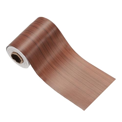 Image of PATIKIL Wood Grain Tape 2 inch x 32 ft, Self-Adhesive Wood Texture Repair Tape Realistic Wooden Effect Patch for Furniture Cabinets Floor Walls, Teak