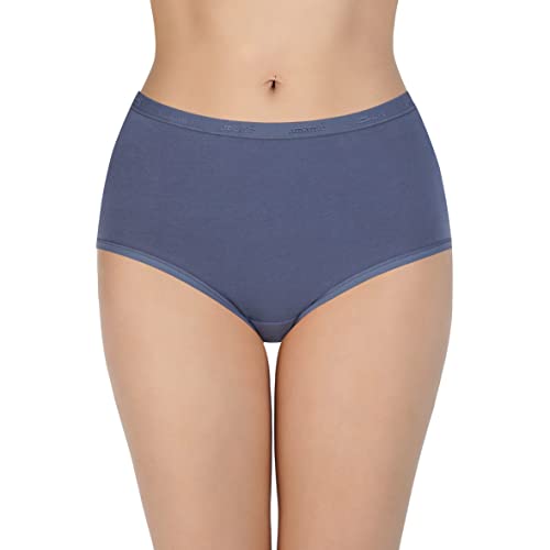 Image of Amante Solid Cotton Full Brief Panty Pack(Pack of 3)