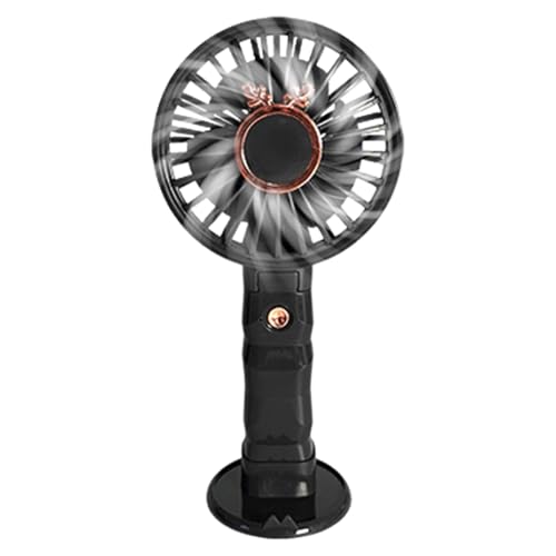 Besreey Ventilador de enfriamiento de mesa, escritorio pequeño ventilador | 3 modos ajustables Ventilador de viajes plegable recargable USB tranquilo | Viento de enfriamiento fuerte, potente máquina