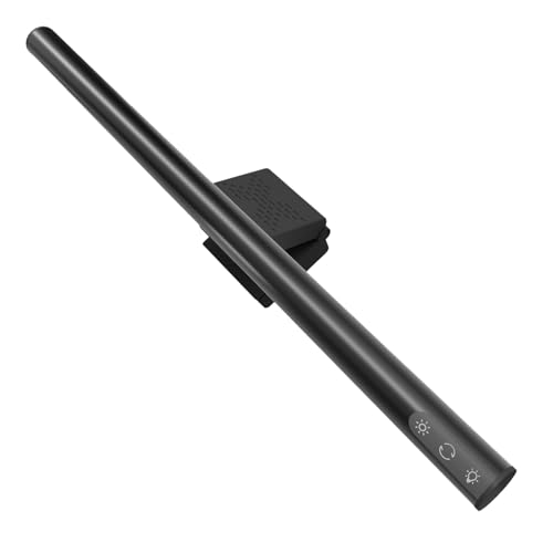 Image of 17.5 inch Monitor Light Bar for Flat & Curved Screens (0.3 inch-1.4 inch), Ultrawide Eye-Care Desk Lamp with Asymmetric No-Glare Light, Stepless Dimming, Premium Aluminum Screen Bar for Home Office