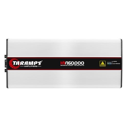 Taramps HV 160000 High Voltage 160K Watts Class D Full Range Mono Amplifier